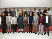 இந்திய தூதரகத்தில் சமூகநல தலைமைப் பொருப்பாளராக பணியாற்றி ஓய்வு பெற்று செல்லும் அதிகாரி சஜீவ் அவர்களுக்கு இந்திய மக்கள் சார்பில் பிரிவு உபசார விழா நடந்தது.