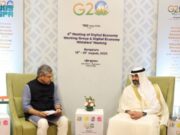 பல துறைகளில் கூட்டாண்மை குறித்து G20 டிஜிட்டல் பொருளாதார தலைவர்களுடன் சவூதி அமைச்சர் விவாதித்தார்.