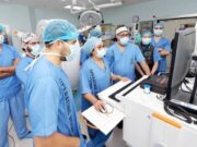 KFSHRC ரோபோடிக் முறையில் மூளை அறுவை சிகிச்சை.