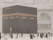 மக்காவில் பலத்த காற்றுடன் கூடிய கன மழை.