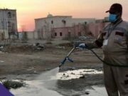 மழை நீர் தேங்கியுள்ள இடங்களில் பூச்சிக்கொல்லி மருந்து தெளிக்கும் பணியை ஜித்தா நகராட்சி தொடங்கியுள்ளது.