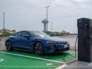 அல்-கோபர் கார்னிச்சில் நான்கு மின்சார கார் ரீசார்ஜ் நிலையங்கள் திறக்கப்பட்டுள்ளது.