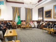 இஸ்லாமிய அமைப்புகளின் தலைவர்களை மக்காவின் துணை அமீர் வரவேற்றார்.