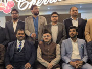 குல்பர்கா வெல்ஃபேர் சொசைட்டி ரியாத் பிரிவு ஏற்பாடு செய்திருந்த கூட்டத்தில் உரையாற்றிய டாக்டர் சையத் ஜாபர் மஹ்மூத்.