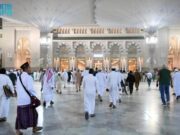 ரமலானின் முதல் 20 நாட்களில் 20 மில்லியன் மக்கள் நபிகள் நாயகத்தின் மசூதியில் தொழுதுள்ளனர்.