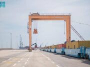 ஜுபைலில் இருந்து ரியாத் உலர் துறைமுகத்திற்கு முதல் கொள்கலன் ரயில் ஏற்றுமதி தொடங்கியது.