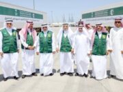 பாலஸ்தீனிய மற்றும் சூடான் மக்களுக்கு நிவாரண கப்பல்களை அனுப்பியுள்ள கிங் சல்மான் மனிதாபிமான உதவி மற்றும் நிவாரண மையம்.